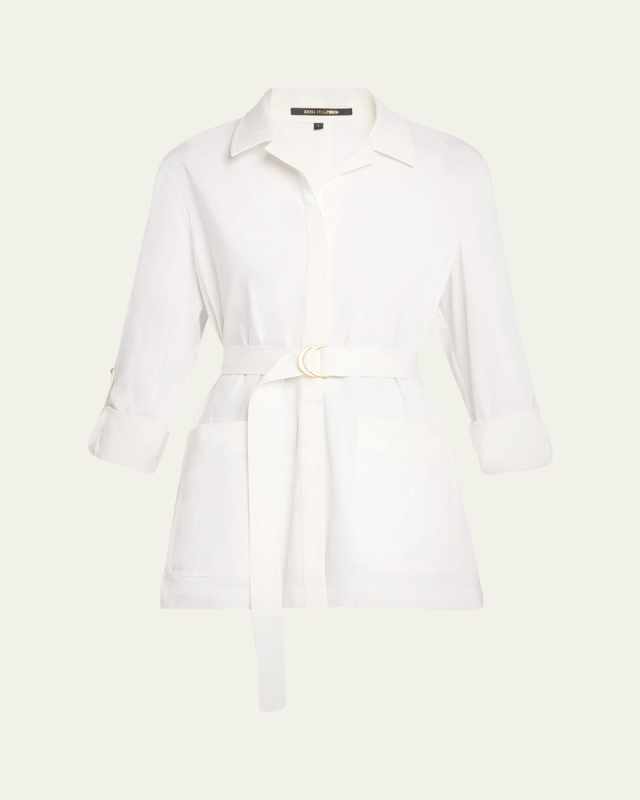 Veda Belted Cotton Jacket